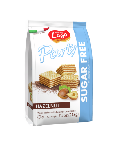 Lago Party Wafers Hazelnut Sugar Free