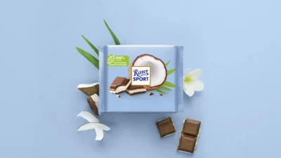 Ritter Sport - Milk Chocolate with Coconut Filling